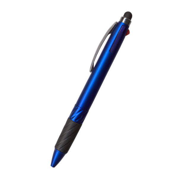 Pen. HiValue. Pacifica. Tri-Color. Stylus. Assorted Colors.
